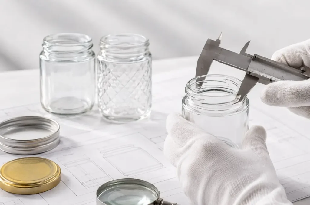 Glass Jar Neck and Dimension Inspection