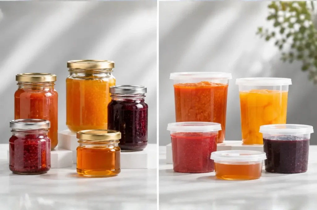 Glass Jars Versus Plastic Food Containers