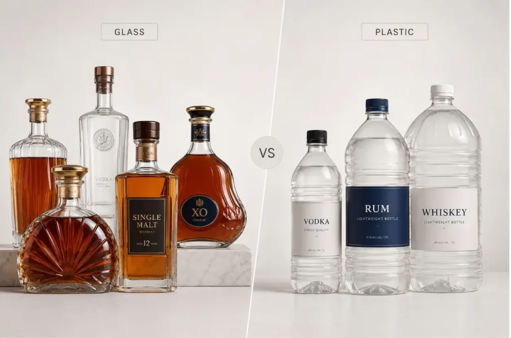 Glass vs Plastic Bottles for Alcohol