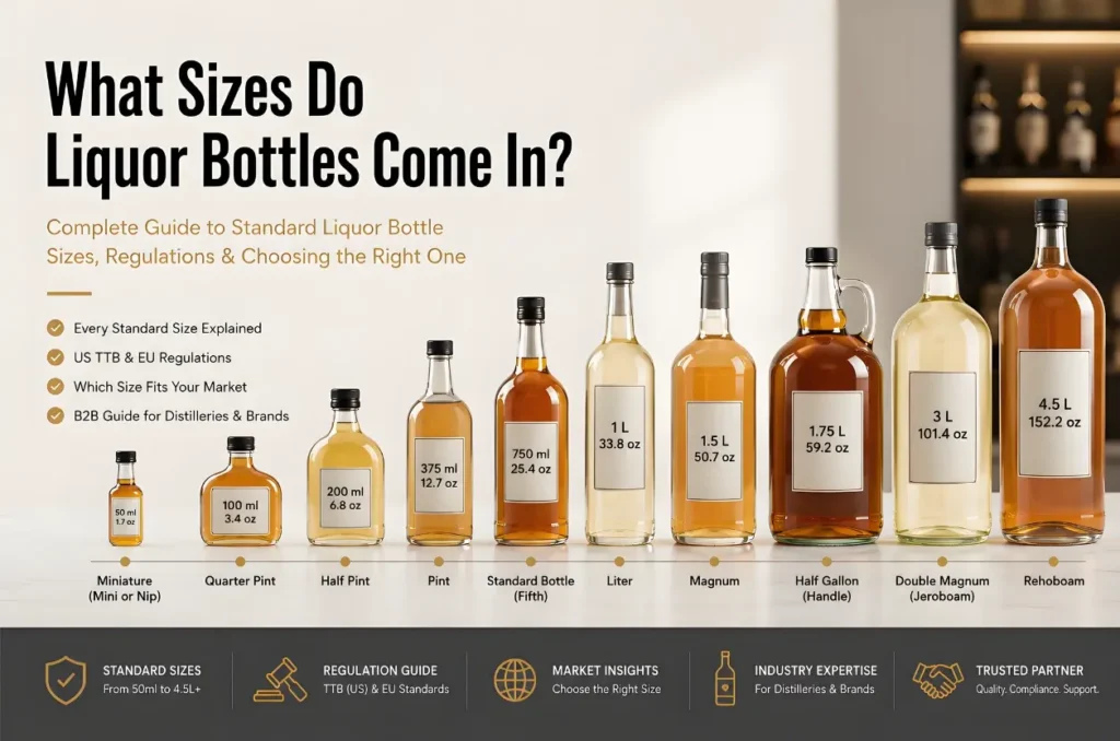 Liquor Bottle Sizes