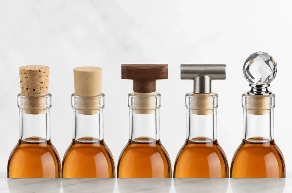 bottle closures with natural cork synthetic cork and bar-top stoppers