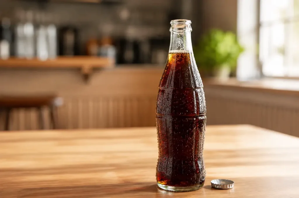 Drinking Soda from a Glass Bottle