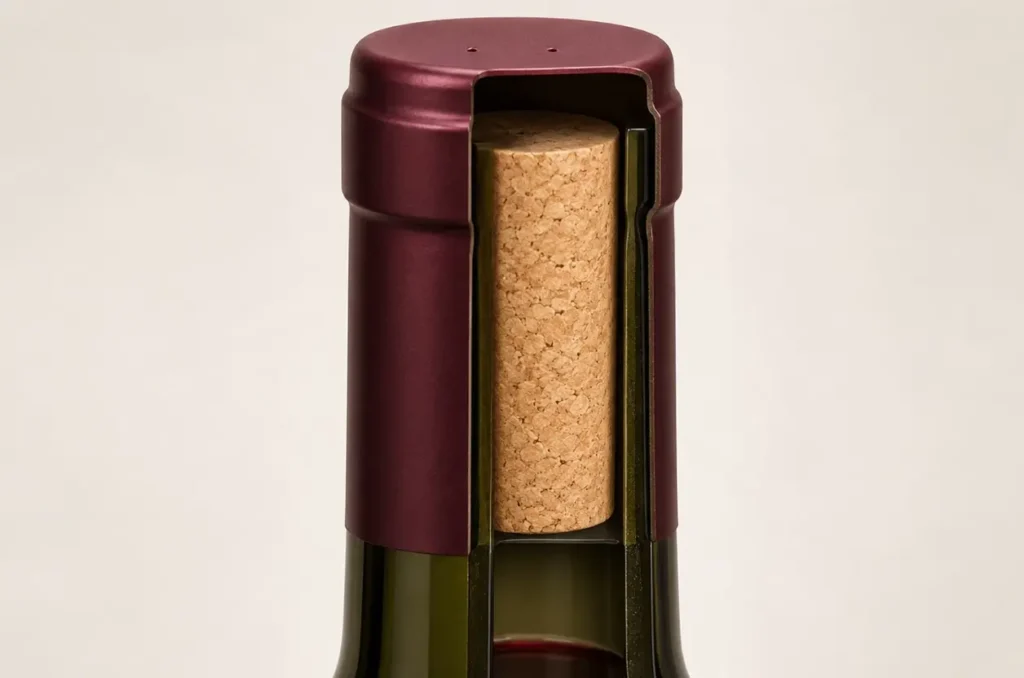 Wine Capsule Holes and the Cork Seal