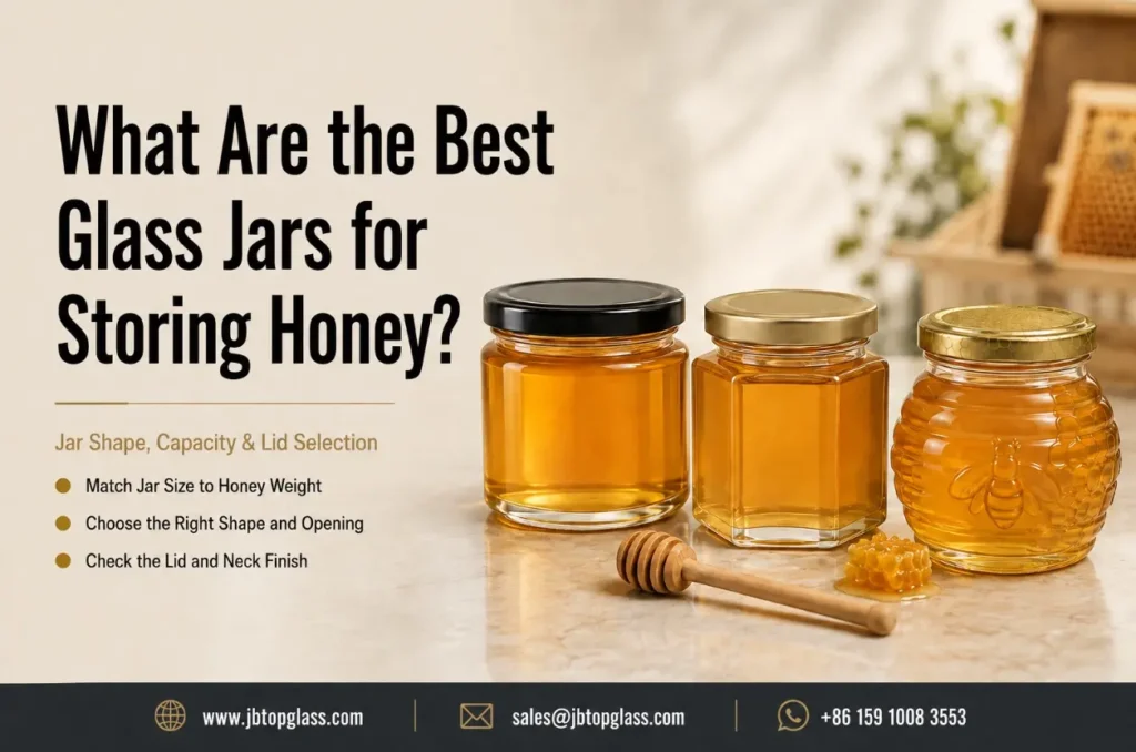 best glass jars for storing honey in different retail formats