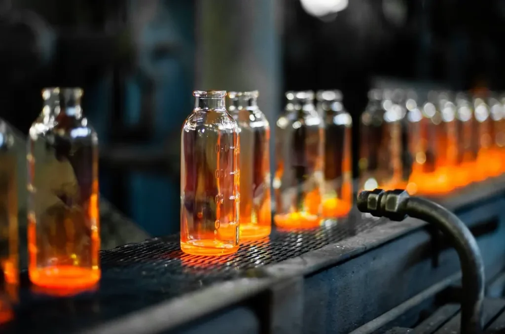 Hot-End Coating on Glass Bottles