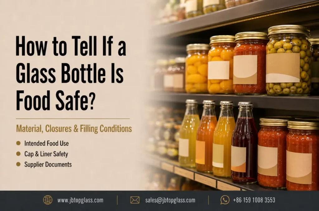 How to Tell If a Glass Bottle Is Food Safe