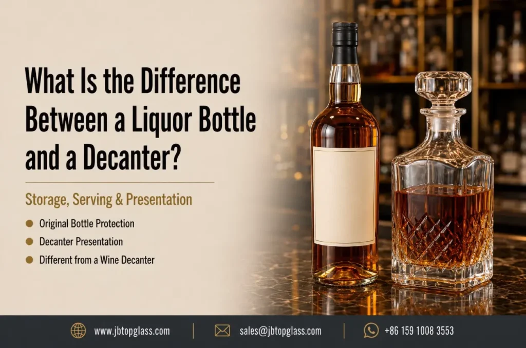 Liquor Bottle vs Decanter