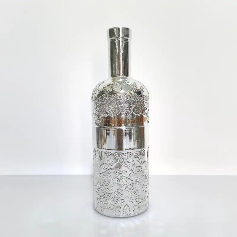 700ml Silver Electroplated Gin Bottle