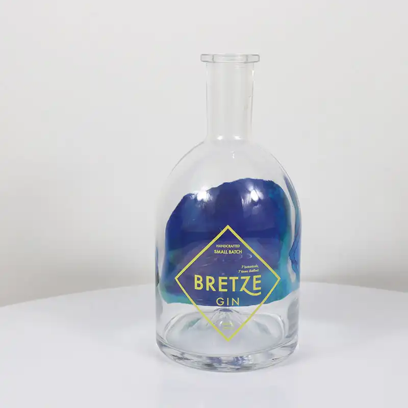 750ml Gin Bottle with Custom Decal
