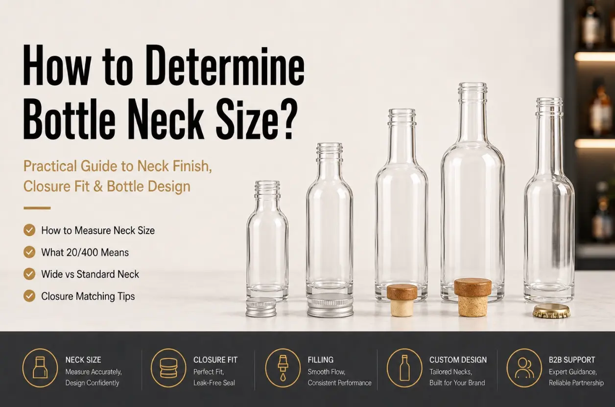 bottle neck size guide for glass bottles and closure fit