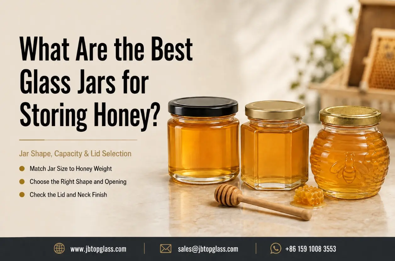 best glass jars for storing honey in different retail formats